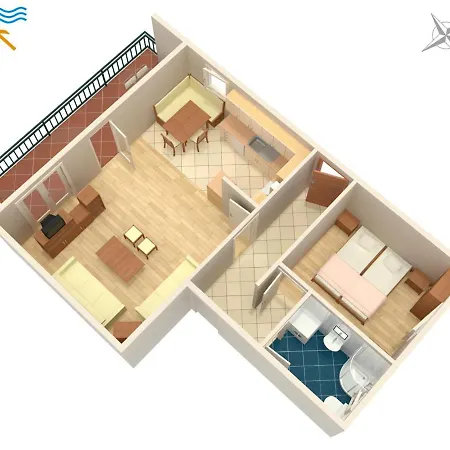 Apartment With A Parking Space - 5514